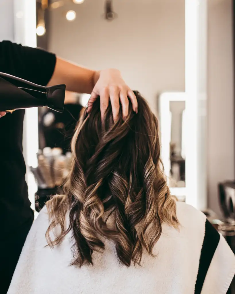 Hair care product shelf